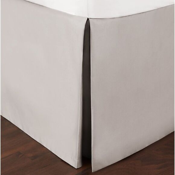 HUDSON PARK COLLECTION TIVOLI Queen BEDSKIRT 600 TC. Color: Dark Gray - Picture 1 of 4